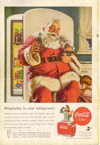 1947 Coca Cola Santa Claus Ad X0079