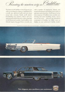 1960 Cadillac De Ville Convertible Ad X0241