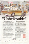 Dodge Ad For the Aspen Wagon 1970s ad0101