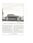 Lincoln V-8 Five Passenger Coupe Advertisement ad0110 1932