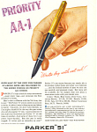 Parker 51 Pen  Ad ad0283 1945