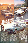 Datsun Wagons Full Line  Ad ad0533