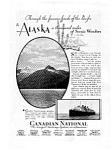 Canadian National Steamship Cruises to Alaska Ad auc023104