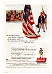 Continental Insurance American Flag  Ad auc1710