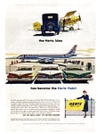Hertz 1959 Chevy United DC 8 Ad Aug 1959 auc1718