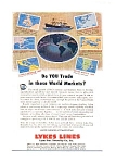 Lykes Lines World Markets Ad auc3535 1940s