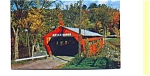 Taftsville VT Covered Bridge Postcard aug0451