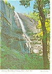 Hickory Nut Falls Chimney Rock Park NC Postcard cs0100