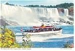 Maid of the Mist at Niagara Falls Postcard cs0257