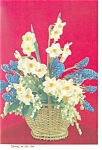 Spring in the Air, Flower Bouquet Postcard cs0316