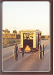 Amish Buggy Going Home Postcard cs0433