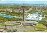 Niagara Falls Skylon Tower in Foreground Postcard cs10059
