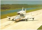 Shuttle Columbia Piggyback Landing on 747 cs10348