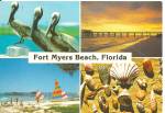 Fort Myers Beach Florida Post Card cs11337