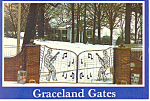 Graceland Tennessee Musical Gates Postcard cs2333