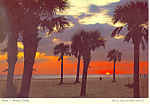 Sunset Sarasota Florida  Postcard cs2385