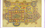 Book of Kells Gospel of St Luke Postcard cs3305