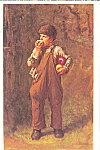 Back From The Orchard Eastman Johnson Postcard cs3958