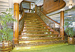 Grand Mahongany Staircase of the Delta Queen cs4931