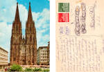 Cologne Cathedral Postcard cs5493