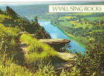 Wyalusing Rocks  Central Pennsylvania Postcard cs6964