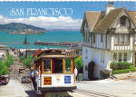Powell and Market Street Cable Car San Francisco CA cs7914