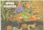 Amish Girls with Fall Vegetables Amish Country cs8235