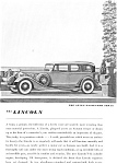 1935 Lincoln 7 Passenger Sedan Ad jan1993