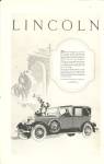 Lincoln Vintage Motor Car Ad Linc004
