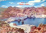 Hoover Boulder  Dam from Arizona Side Postcard lp0235