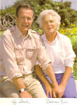 President George H W Bush and Mrs Bush lp0446
