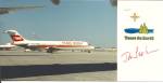 Christmas Card of a DC-9 of TWA lp0858