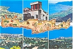 Island of Crete Multiview  Postcard n0515