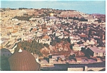 Jerusalem Israel View of the Old City Postcard n0873