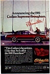 1981 Cutlass Supreme Brougham Ad olds01