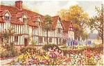 Mary Ardens s House Stratford on Avon England  Postcard p0240