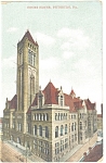 Pittsburgh PA Court House Postcard p10510