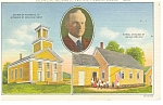 Plymouth VT Coolidge Church School Postcard p10586 1944