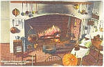 Willamsburg VA Governor s Palace Kitchen Postcard p10711