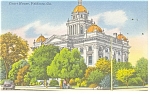Valdosta GA Court House  Postcard p10848