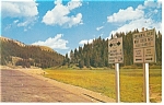 Continental Divide CO on US 160 Postcard p10988 1958