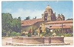 Mission Carmel CA Postcard p11004