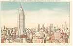 Empire State Building New York City Postcard p11976