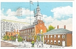 Philadelphia PA Independence Hall Postcard p12041 ca 1934