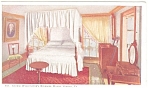 Mount Vernon VA George Washington s Bedroom, Postcard p12325