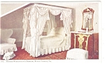 Martha Washington s Bedroom Mount Vernon VA Postcard p12326