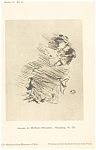 James Whistler Reading Artwork Postcard p12788