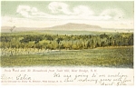 Mt Monadnock NH and Poole Pond Postcard p13116 ca 1907
