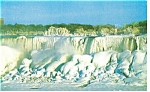 Winter View of American Falls Postcard p13137