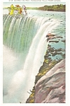 Horseshoe Falls From Canada Postcard p13237